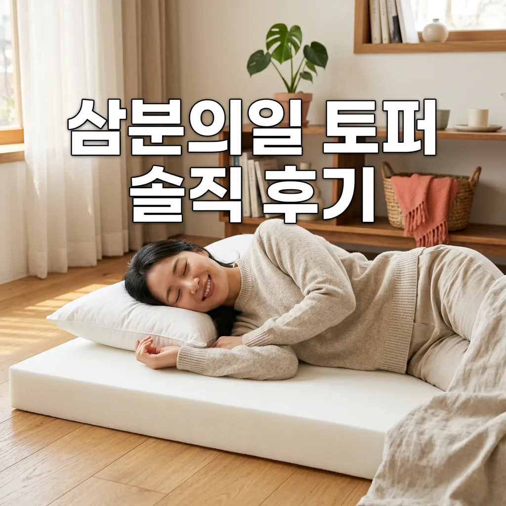 삼분의일 토퍼 실사용 후기 침대·바닥 유형별 솔직 정리